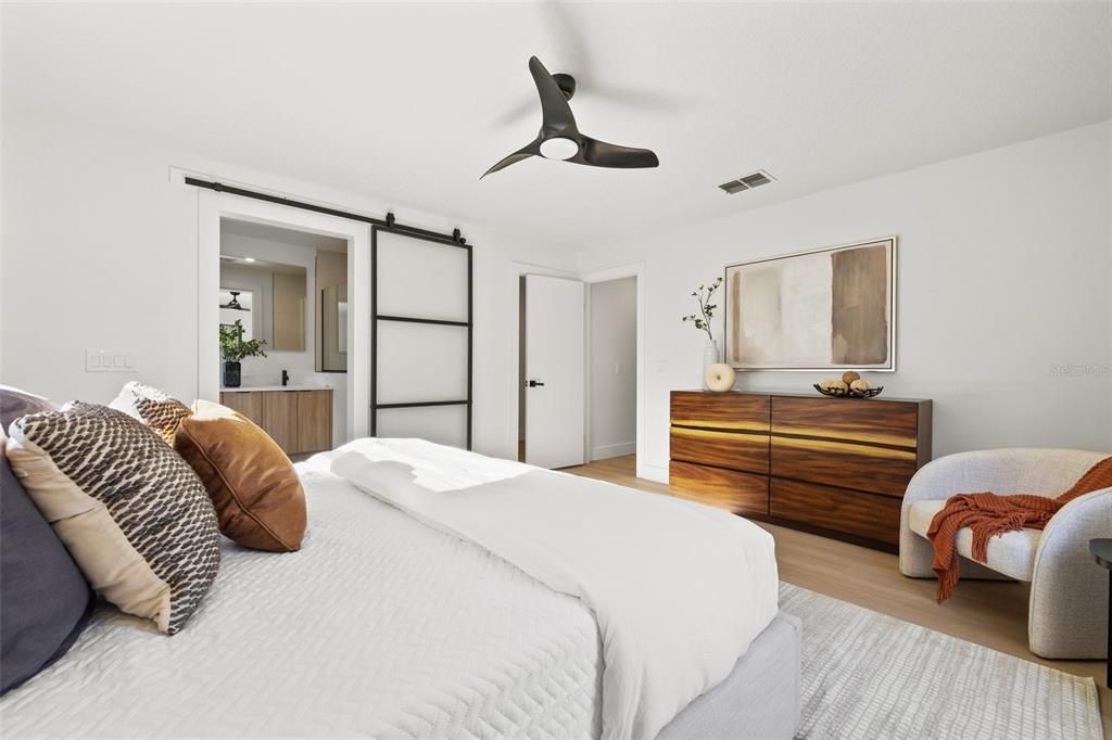 Bedroom, Interior, Wood Texture Flooring