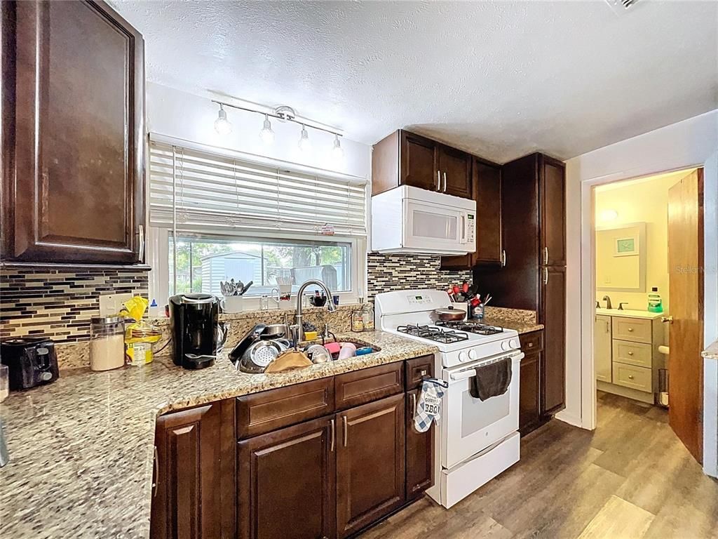 Interior, Kitchen, Wood Texture Flooring