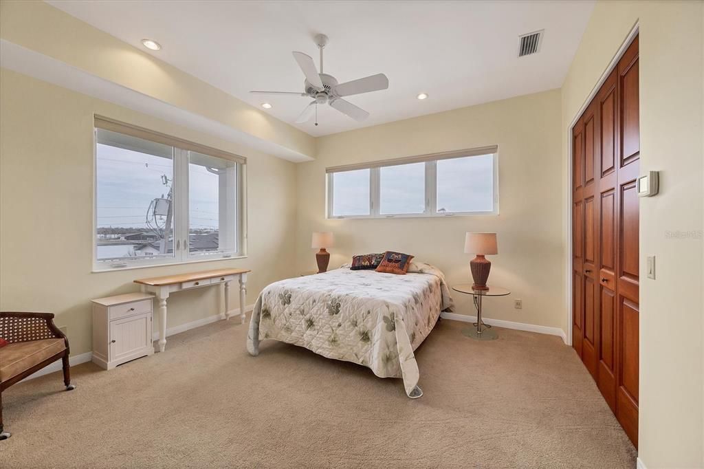 Bedroom, Interior, Recessed Lighting