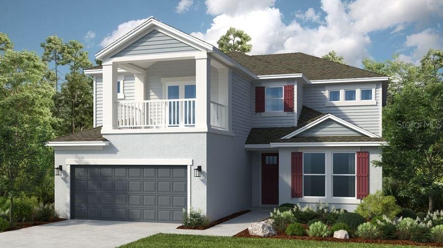 Attached, Exterior, Facade, American Craftsman