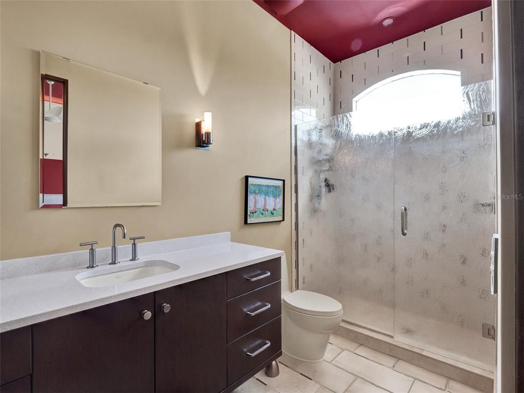 Bathroom, Glass Shower, Interior