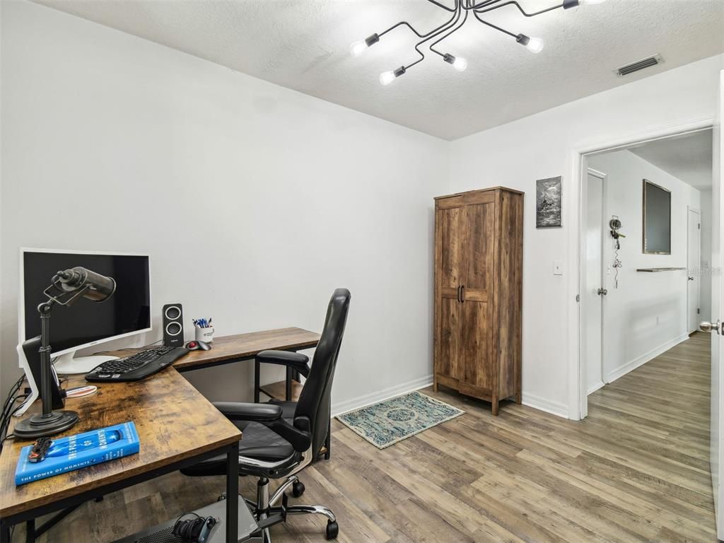 Home Office, Interior, Wood Texture Flooring