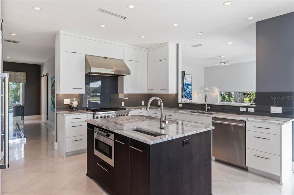 Interior, Kitchen, Recessed Lighting, Stainless Steel Appliances