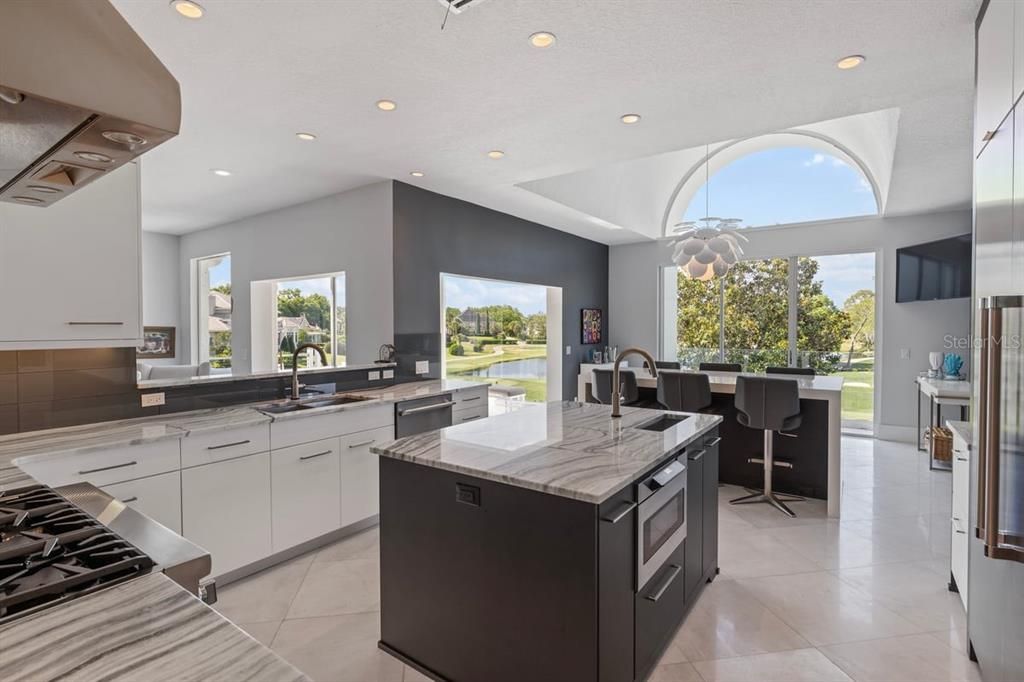 Interior, Kitchen, Recessed Lighting, Stainless Steel Appliances