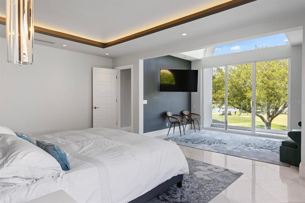 Bedroom, Interior, Recessed Lighting