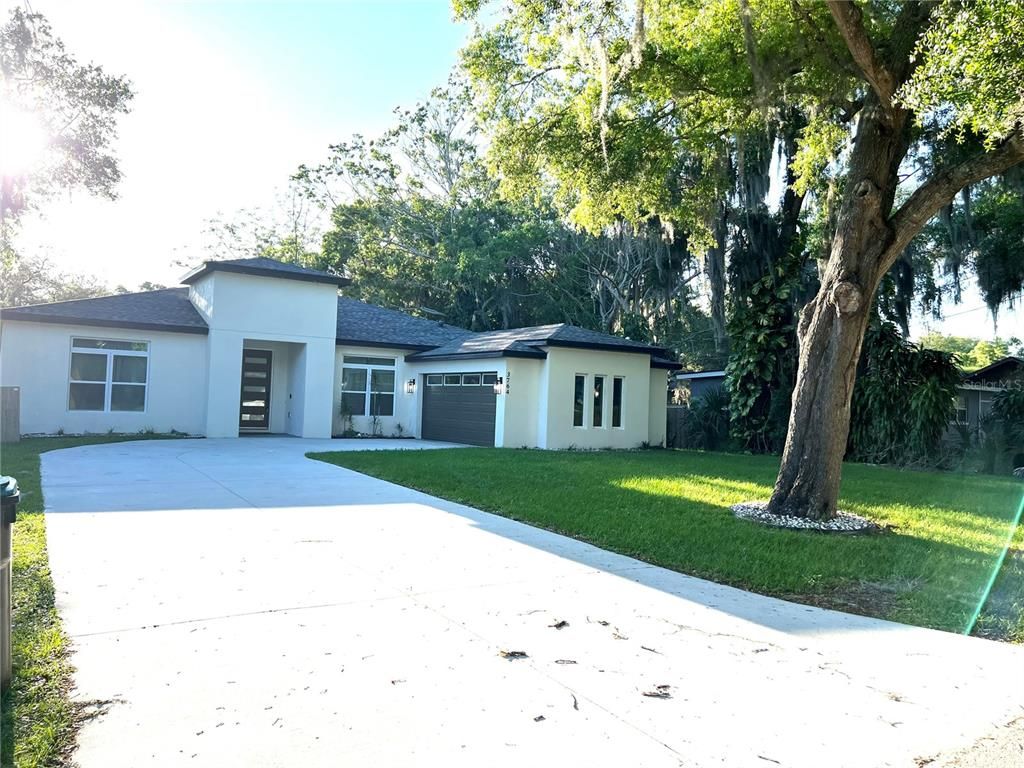 Attached, Backyard, Exterior, Facade, Ranch