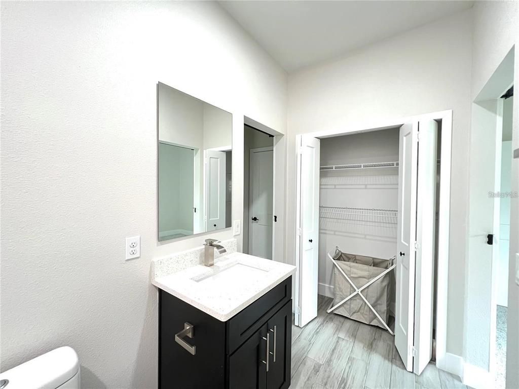 Bathroom, Interior, Wood Texture Flooring