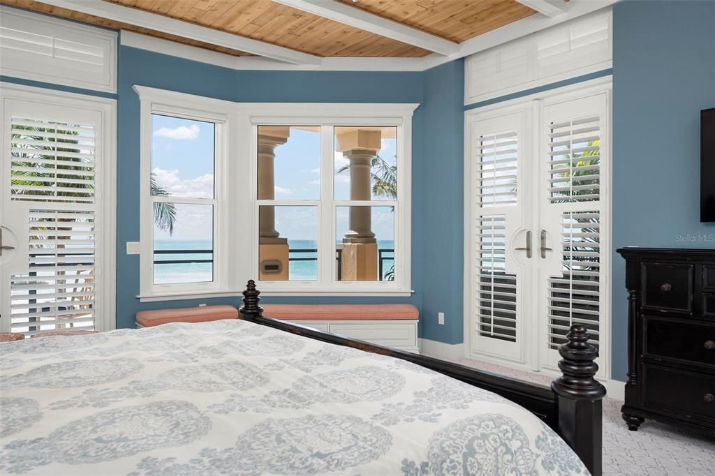 Bedroom, Interior, Wooden Beams, Wooden Ceilings