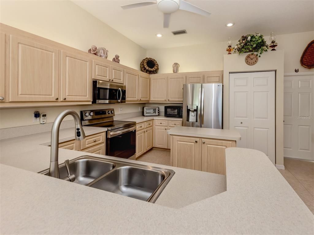 Interior, Kitchen, Recessed Lighting, Stainless Steel Appliances