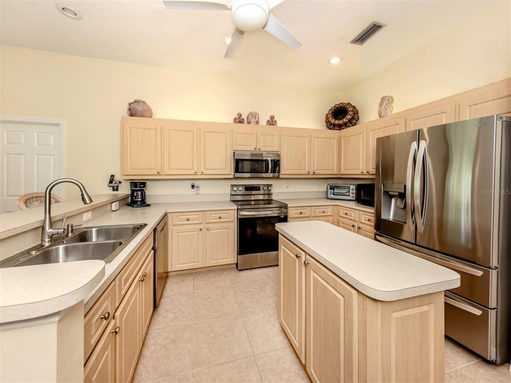 Interior, Kitchen, Recessed Lighting, Stainless Steel Appliances
