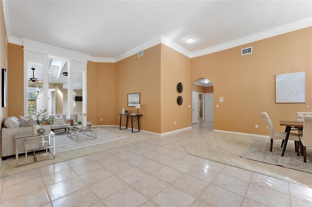 Dining room, Interior, Living room