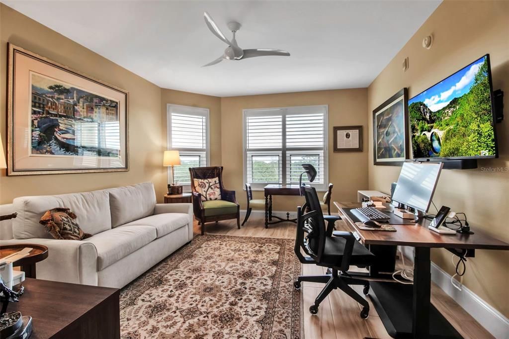 Home Office, Interior, Wood Texture Flooring