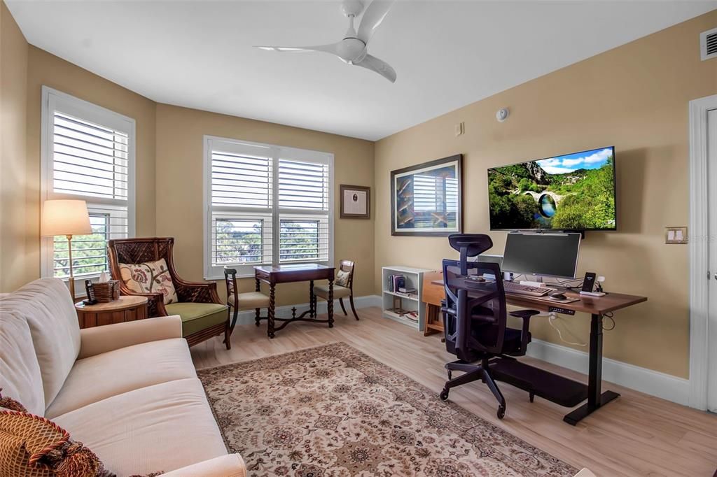 Home Office, Interior, Wood Texture Flooring