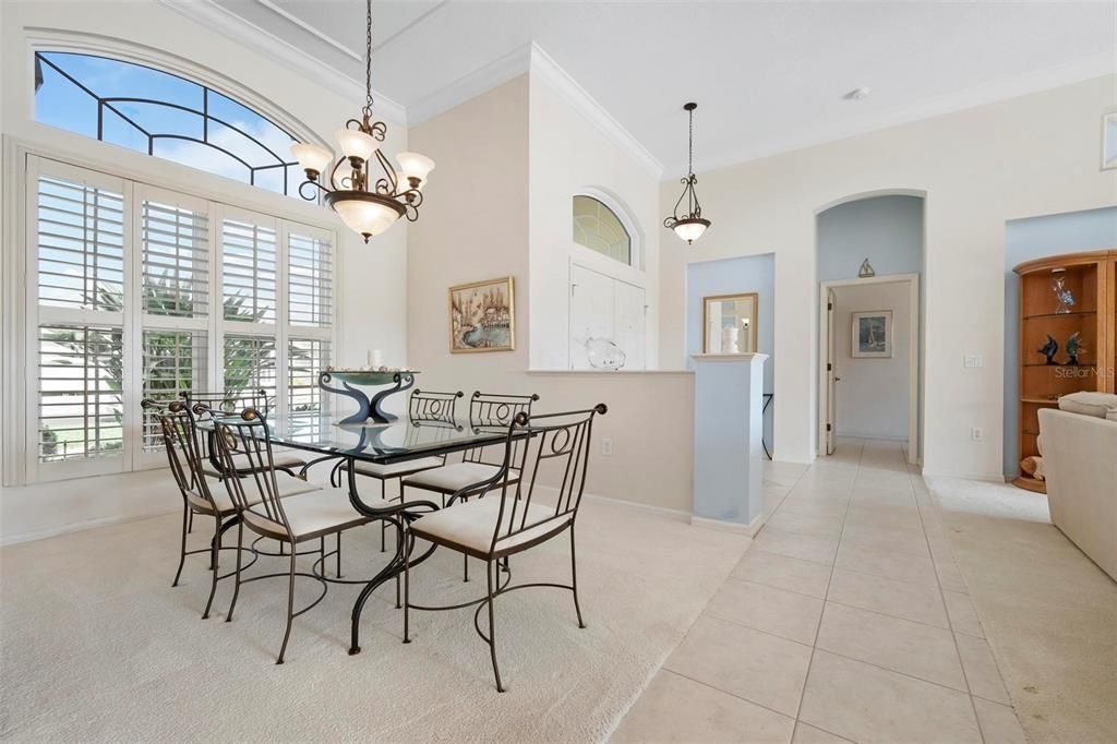 Chandelier, Dining room, Interior, Pendant Lights