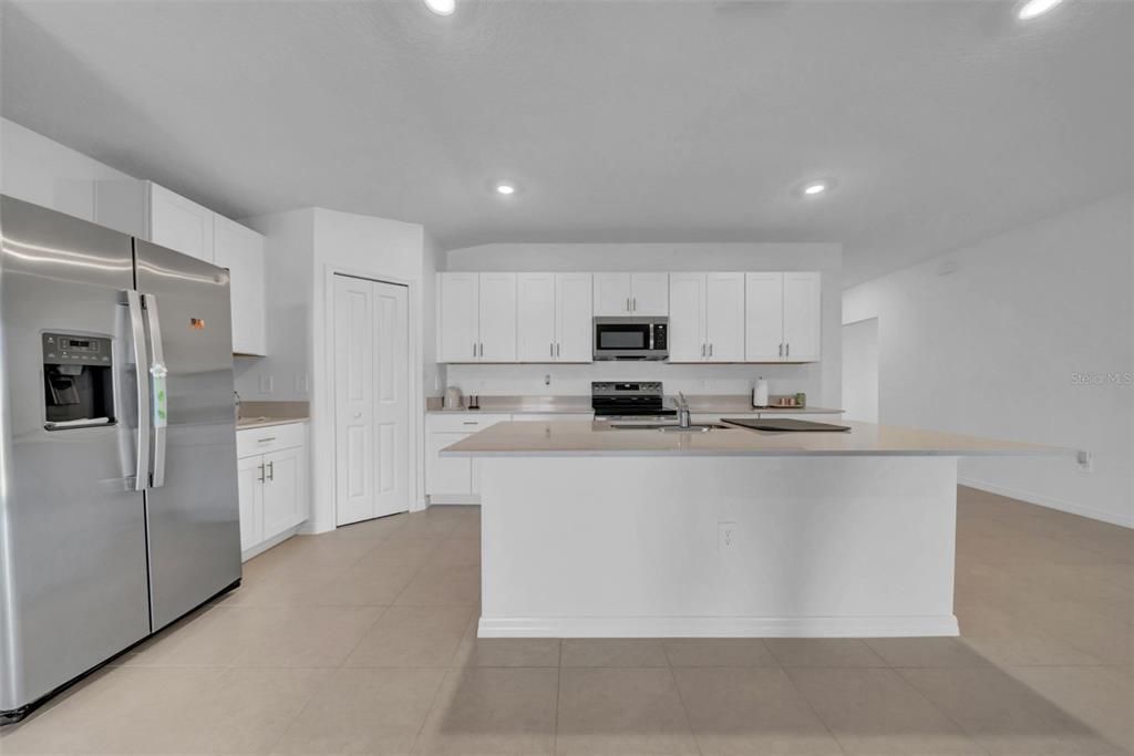 Interior, Kitchen, Recessed Lighting, Stainless Steel Appliances