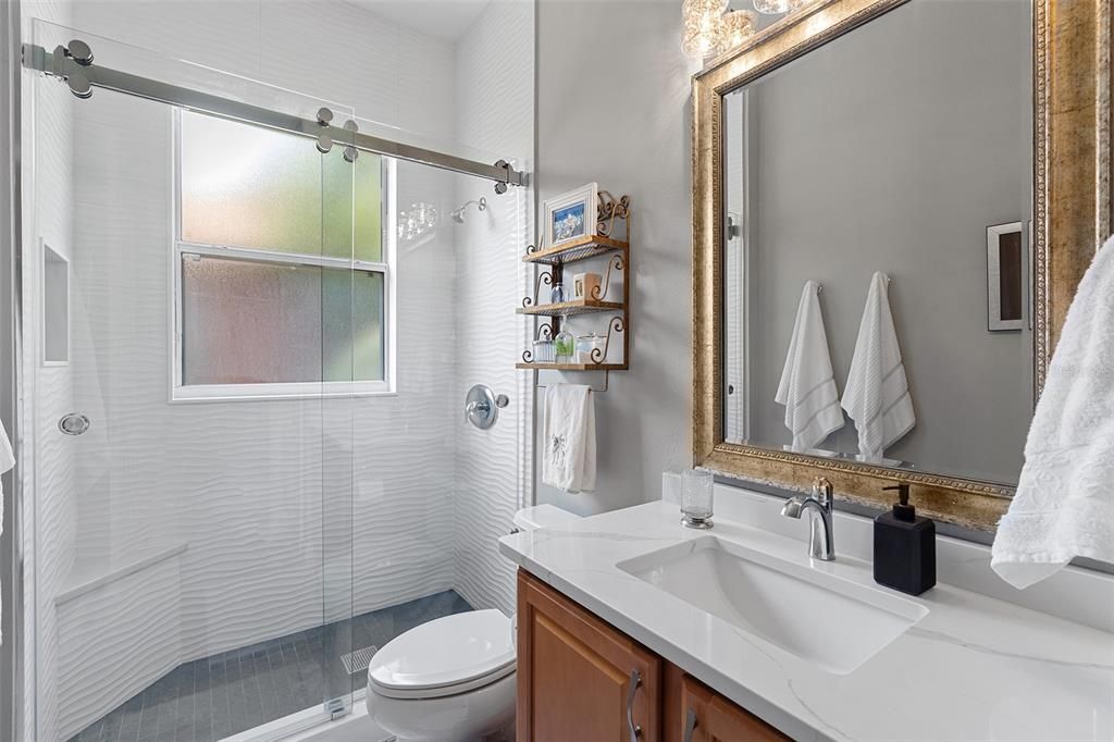 Bathroom, Glass Shower, Interior