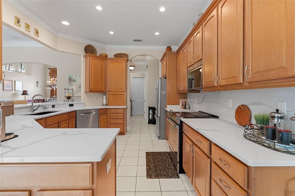 Interior, Kitchen, Recessed Lighting