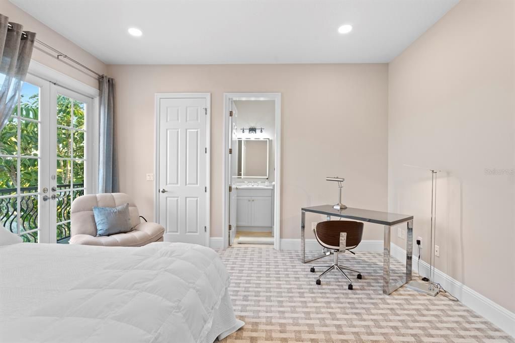 Bedroom, Home Office, Interior, Recessed Lighting