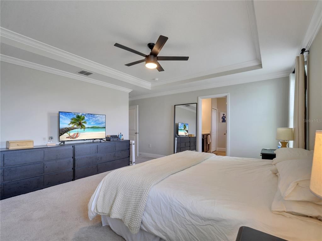 Bedroom, Interior, Recessed Lighting
