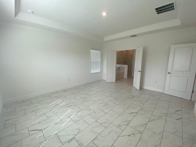 Empty room, Interior, Marble, Recessed Lighting
