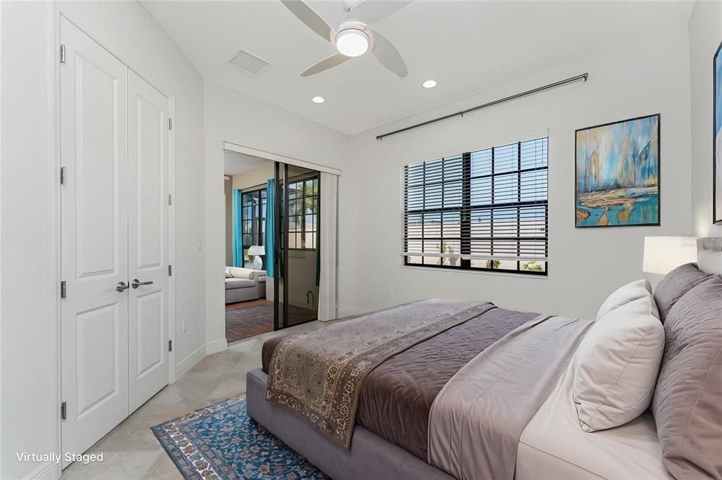 Bedroom, Interior, Recessed Lighting
