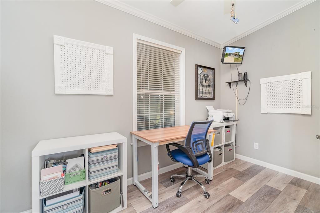 Home Office, Interior, Wood Texture Flooring