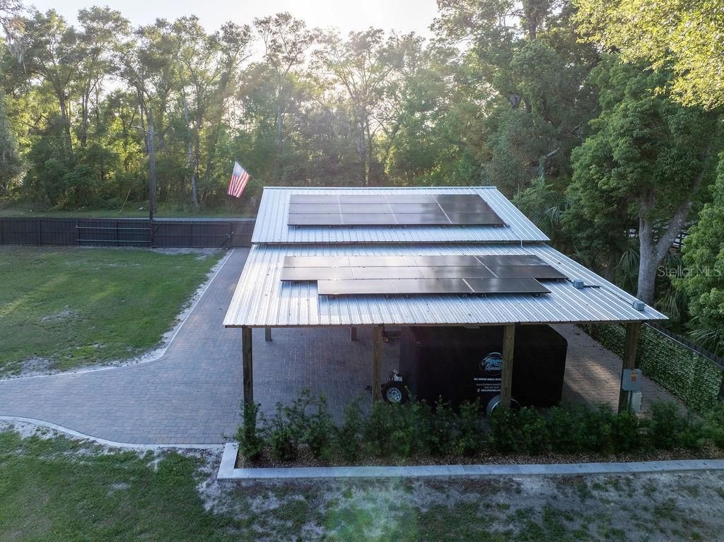 Exterior, Solar Panels