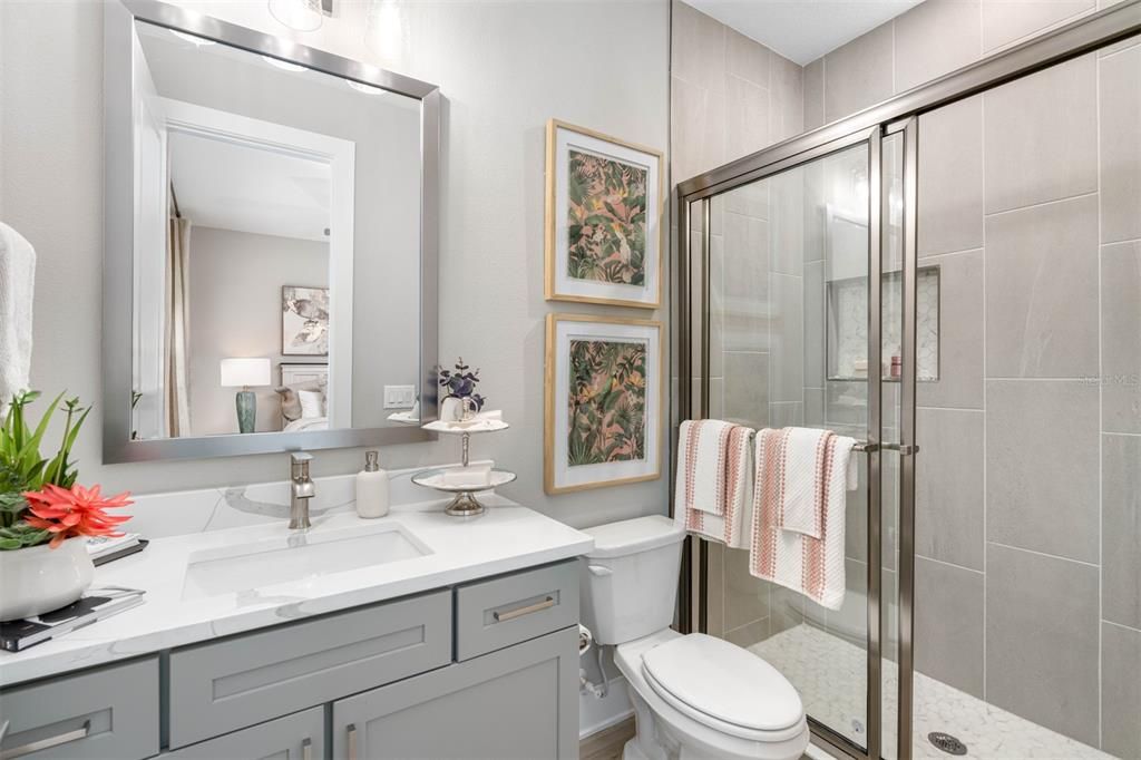 Bathroom, Glass Shower, Interior
