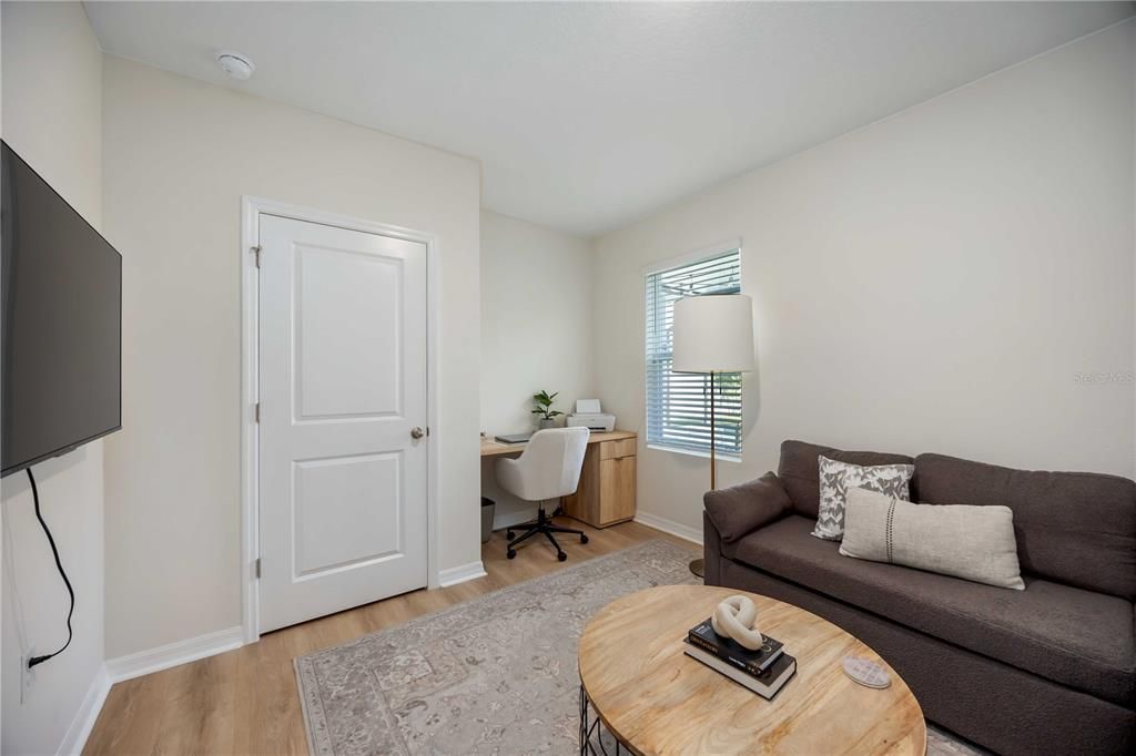 Home Office, Interior, Wood Texture Flooring