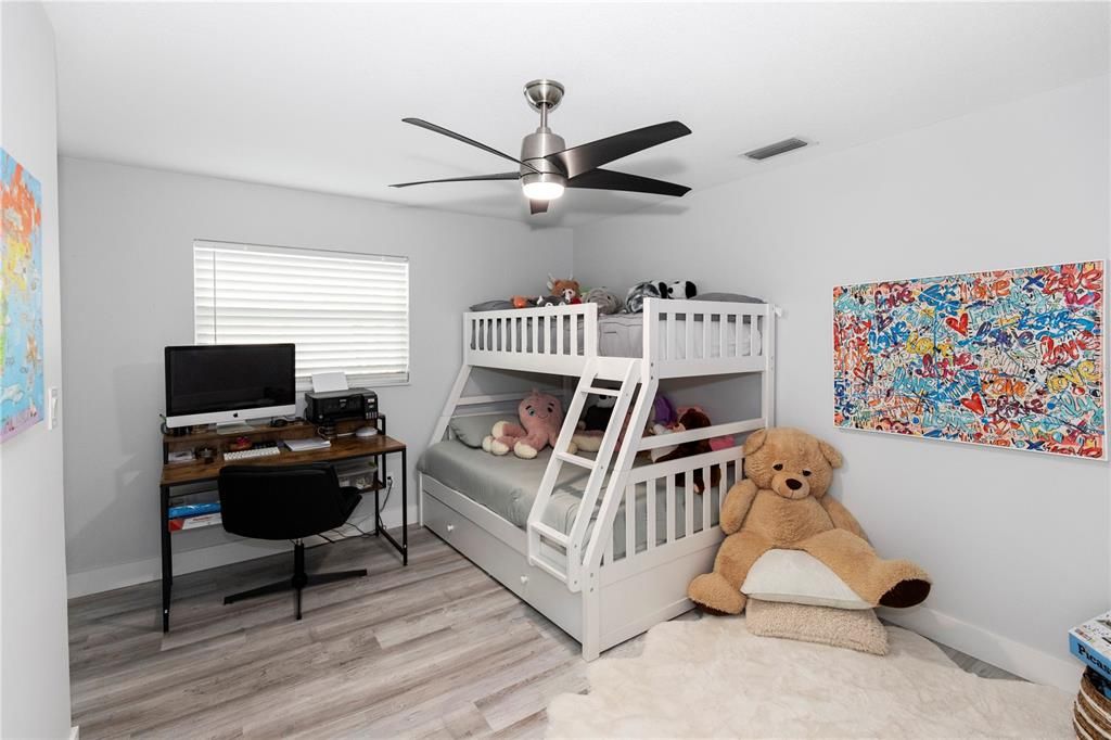 Home Office, Interior, Wood Texture Flooring