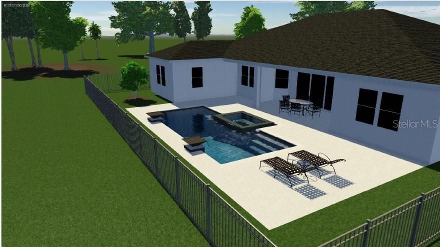 Backyard, Exterior, Pool