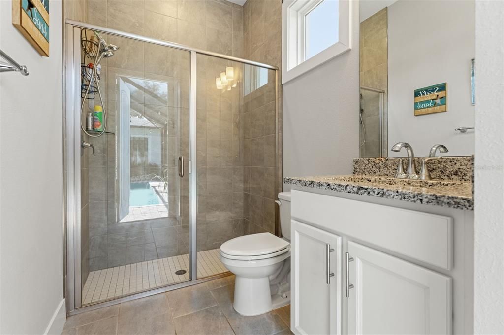 Bathroom, Glass Shower, Interior