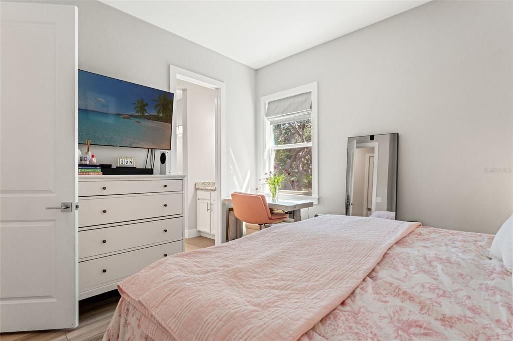 Bedroom, Interior, Wood Texture Flooring