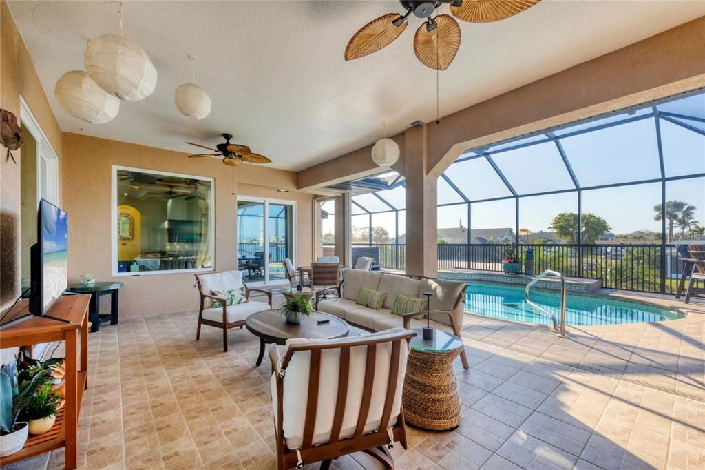 Glass Ceilings, Interior, Living room, Pool, Sun Room