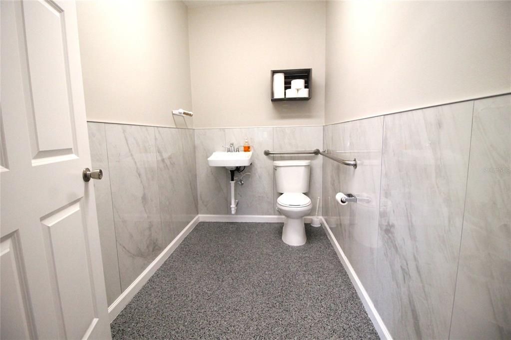 Bathroom, Glass Shower, Interior, Marble Walls