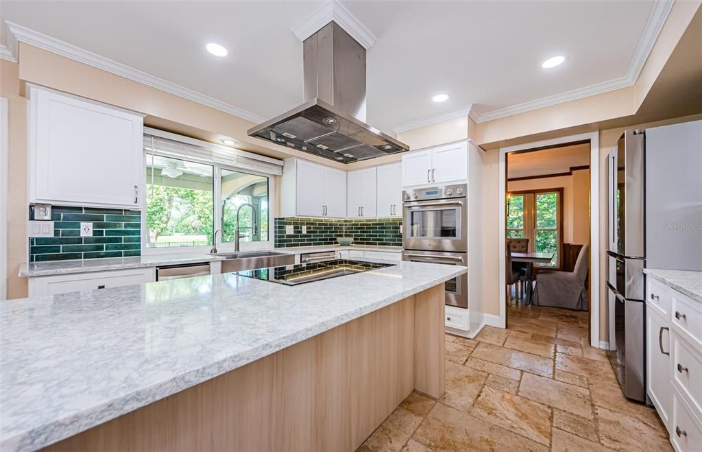 Interior, Kitchen, Recessed Lighting, Stainless Steel Appliances