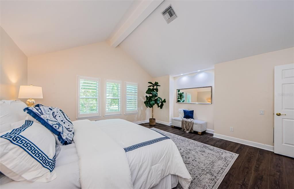Bedroom, Interior, Wood Texture Flooring