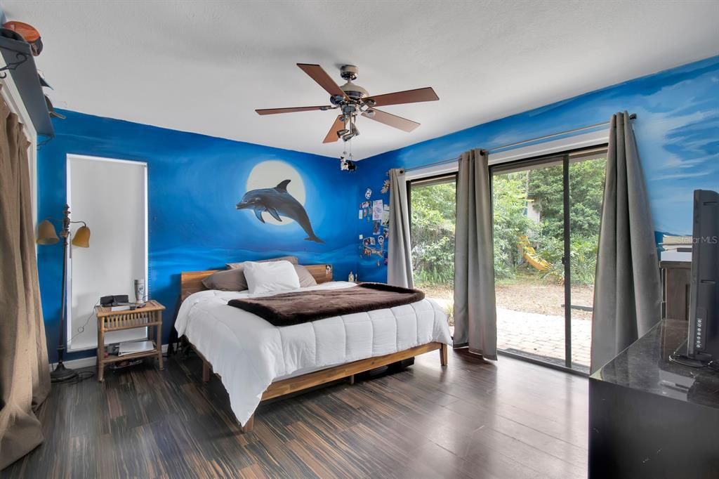 Bedroom, Interior, Wood Texture Flooring