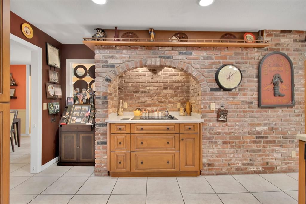 Interior, Recessed Lighting, Stone Walls