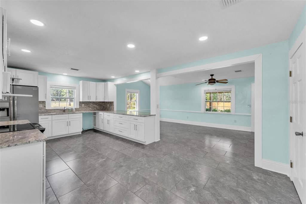 Interior, Kitchen, Recessed Lighting