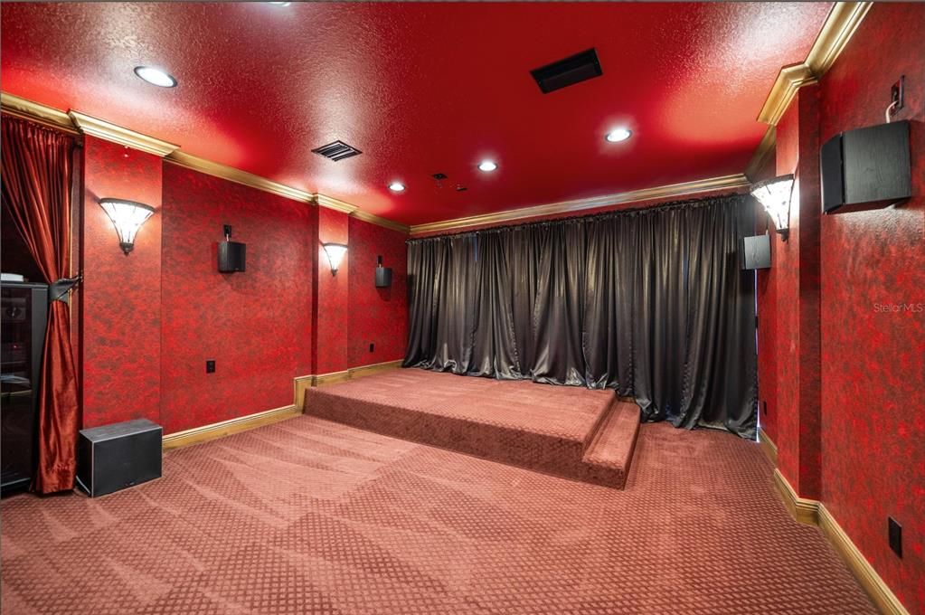 Interior, Recessed Lighting, Theatre Room