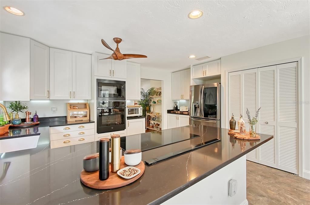 Interior, Kitchen, Recessed Lighting, Stainless Steel Appliances