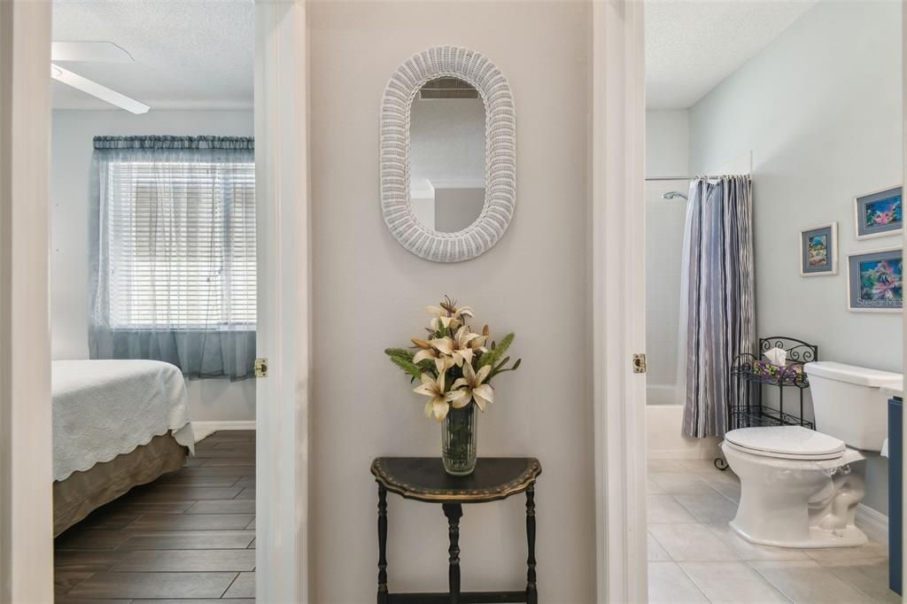 Bathroom, Interior, Wood Texture Flooring