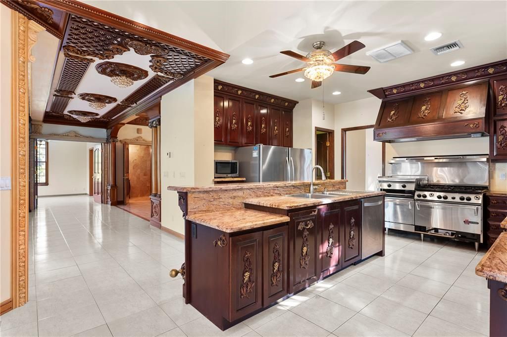 Interior, Kitchen, Recessed Lighting, Stainless Steel Appliances
