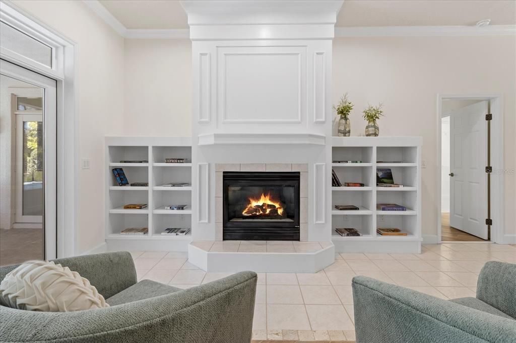 Fireplace, Interior, Living room