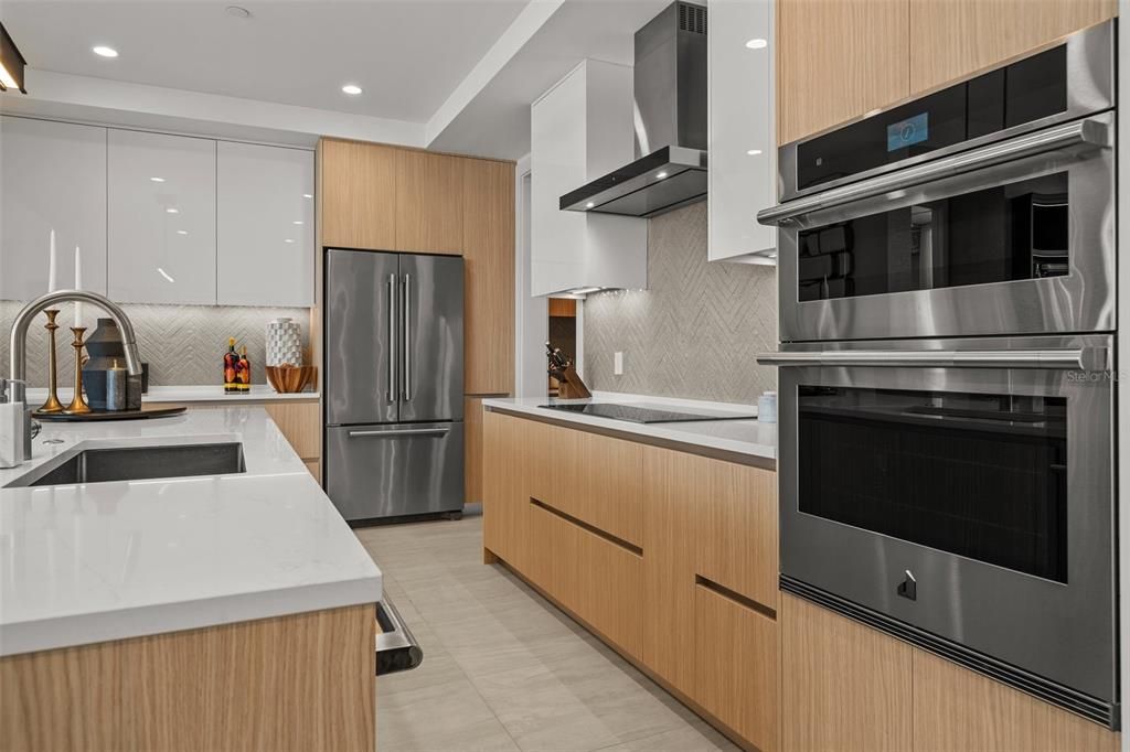 Interior, Kitchen, Recessed Lighting, Stainless Steel Appliances