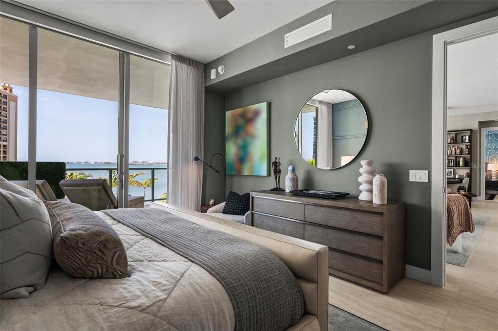 Bedroom, Interior, Recessed Lighting, Water