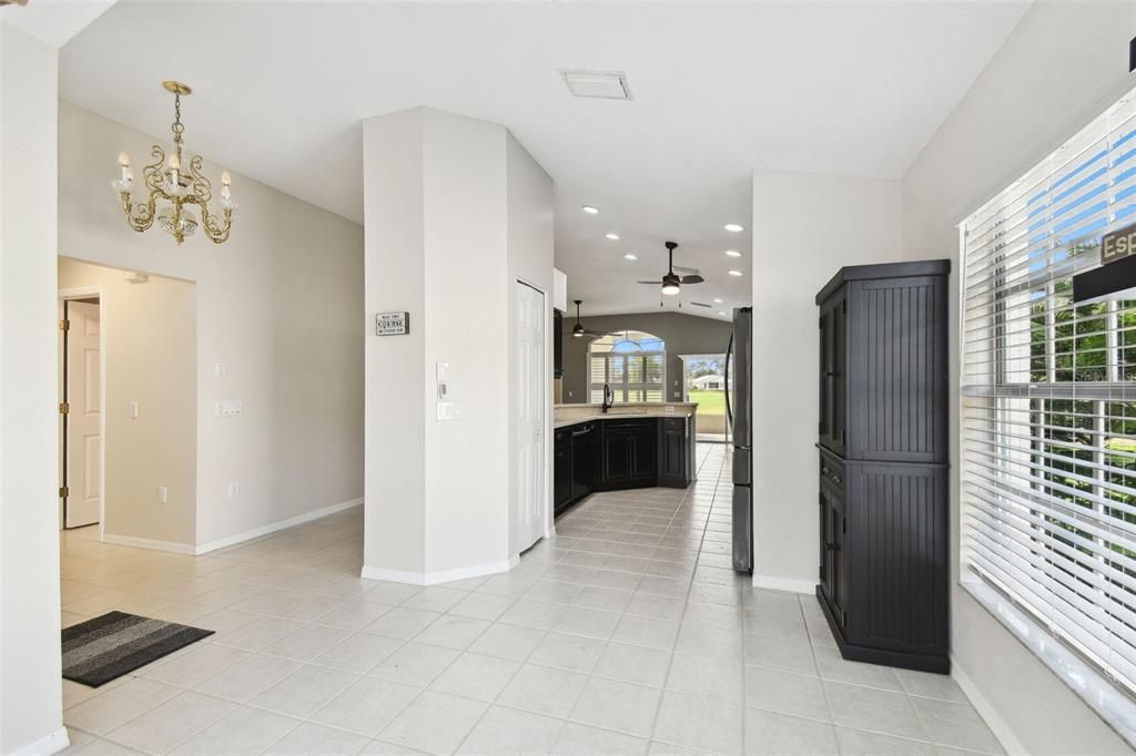 Chandelier, Interior, Recessed Lighting