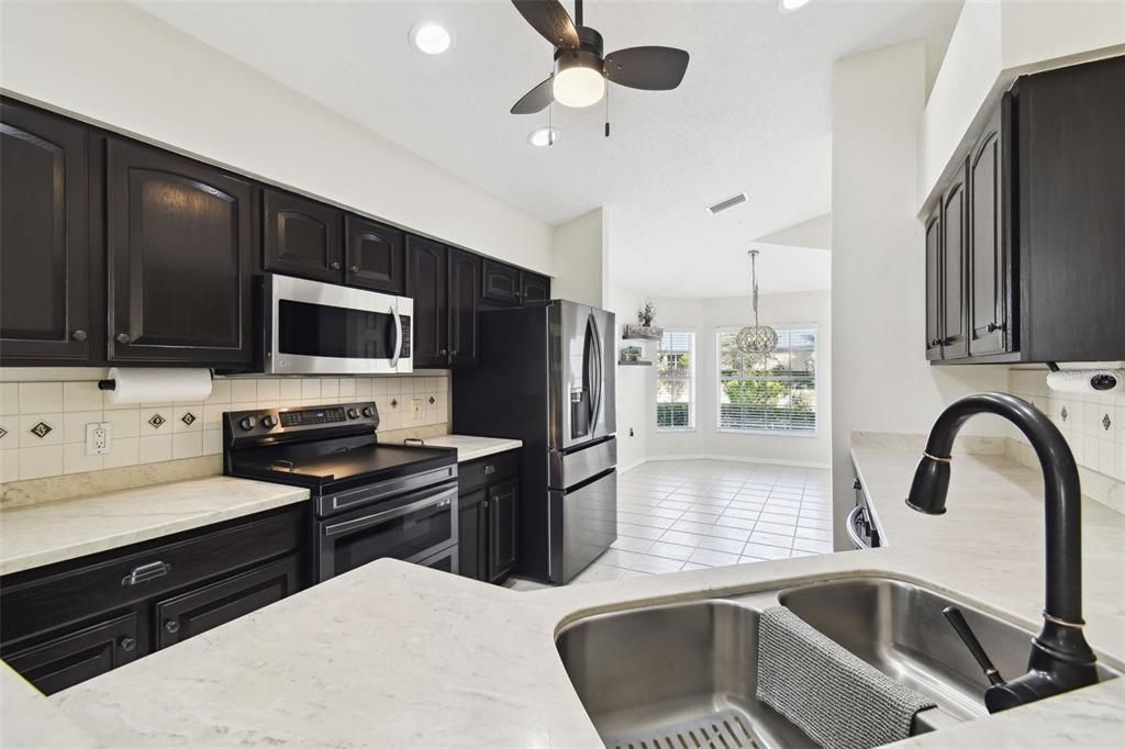 Interior, Kitchen, Pendant Lights, Recessed Lighting