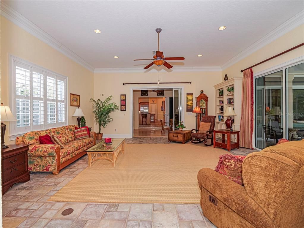 Interior, Living room, Recessed Lighting